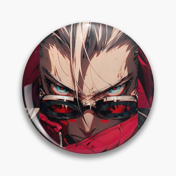 Item preview, Crimson Focus – Intense Anime Portrait designed and sold by Dyan4.