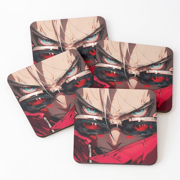 Item preview, Crimson Focus – Intense Anime Portrait designed and sold by Dyan4.