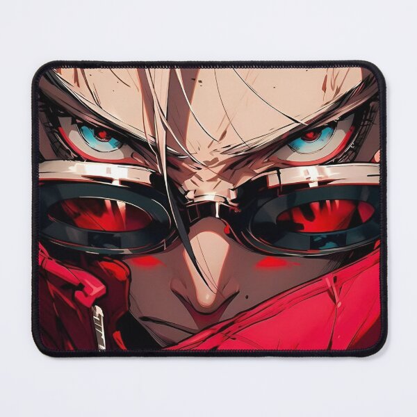 Item preview, Crimson Focus – Intense Anime Portrait designed and sold by Dyan4.