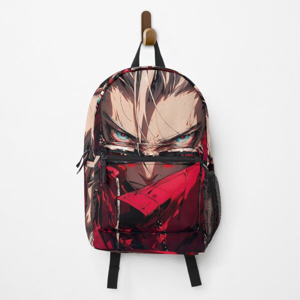 Item preview, Crimson Focus – Intense Anime Portrait designed and sold by Dyan4.