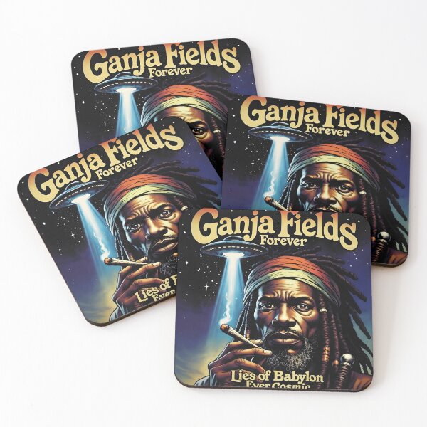 Item preview, Ganja Fields Forever - Lies of Babylon Ever Cosmic  designed and sold by ToadfreakMcGee123.