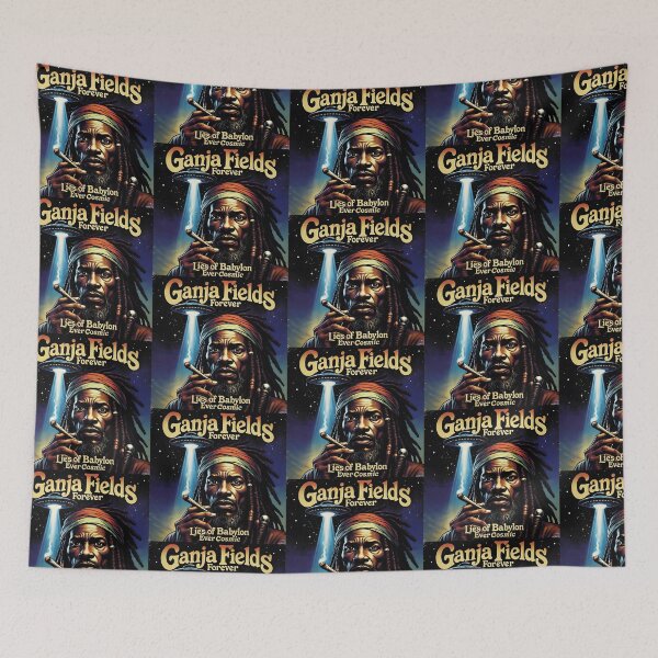 Item preview, Ganja Fields Forever - Lies of Babylon Ever Cosmic  designed and sold by ToadfreakMcGee123.