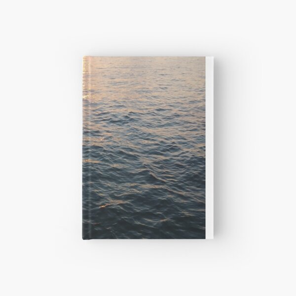 Sea, Water, Sunset, Reflection, #Sea, #Water, #Sunset, #Reflection Hardcover Journal