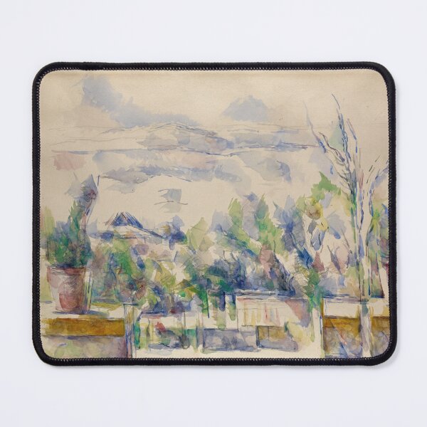 Item preview, The Terrace at the Garden at Les Lauves by Paul Cézanne: Fine Art Poster designed and sold by artofuniverse.