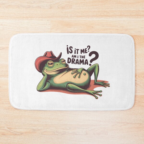 Item preview, Funny Cowboy Frog designed and sold by KrisGraphic45.