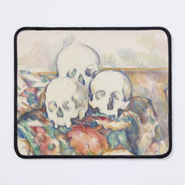 Item preview, The Three Skulls by Paul Cézanne: Post Impressionist Still Life Poster designed and sold by artofuniverse.