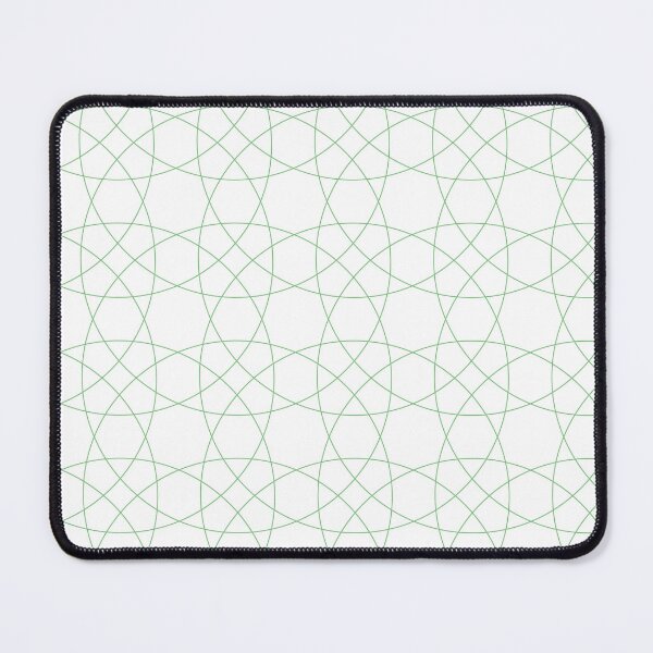 Item preview, Soft Aqua Green Abstract Interlaced Geometric Waves Pattern designed and sold by SurfaceLab.