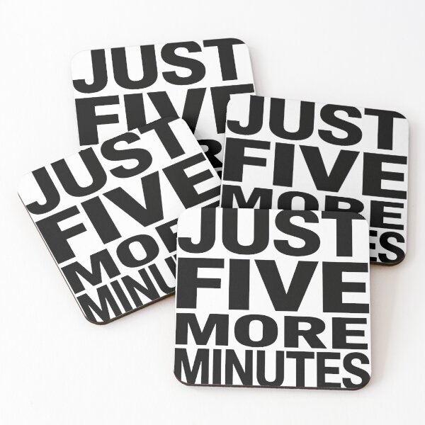 Item preview, Just Five More Minutes Gamer Funny Quote designed and sold by Katzpy.