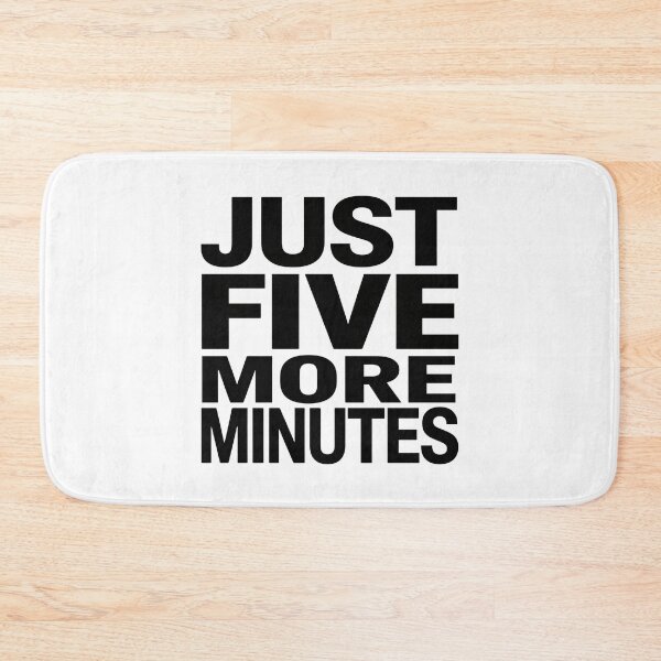 Item preview, Just Five More Minutes Gamer Funny Quote designed and sold by Katzpy.