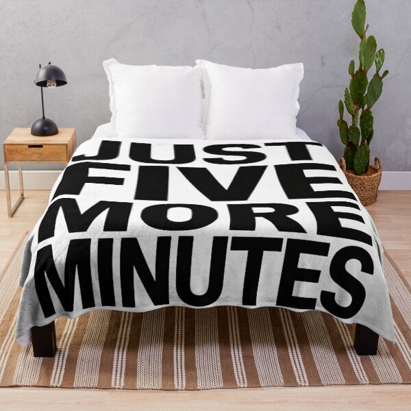 Item preview, Just Five More Minutes Gamer Funny Quote designed and sold by Katzpy.