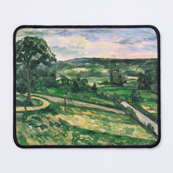 Item preview, The Tree By the Bend by Paul Cézanne: Post Impressionist Landscape Print designed and sold by artofuniverse.