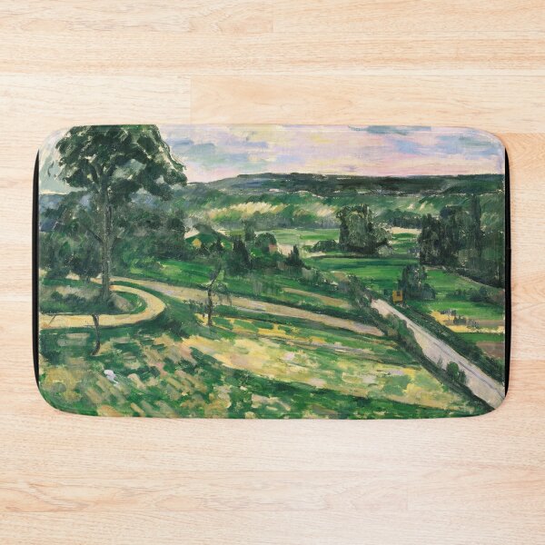 Item preview, The Tree By the Bend by Paul Cézanne: Post Impressionist Landscape Print designed and sold by artofuniverse.