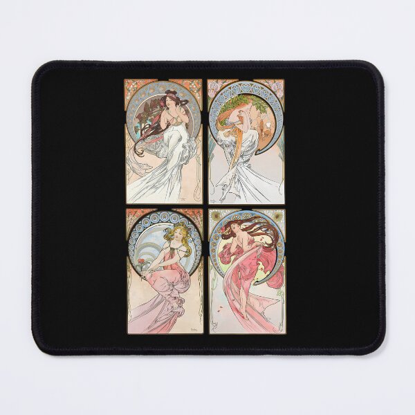 Item preview, The Arts, by Alphonse Mucha - HIGH DEFINITION  designed and sold by Sunny Das.
