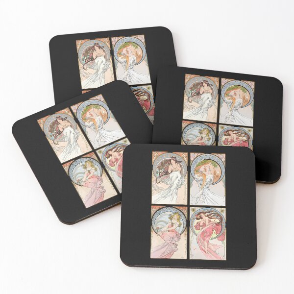 Item preview, The Arts, by Alphonse Mucha - HIGH DEFINITION  designed and sold by Sunny Das.