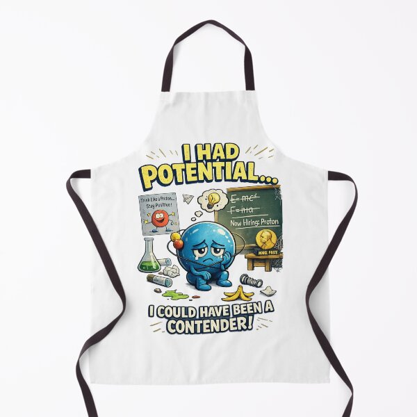 Item preview, Funny Physics Electron Joke – I Had Potential Science Pun designed and sold by madebysiwa.