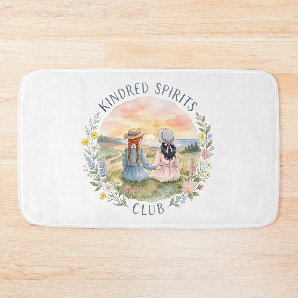 Item preview, Kindred Spirits Club Anne Diana Sunset Ocean Watercolor designed and sold by Fenay Designs.