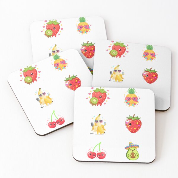 Item preview, Kawaii Fun Fruits designed and sold by The sticker haven.