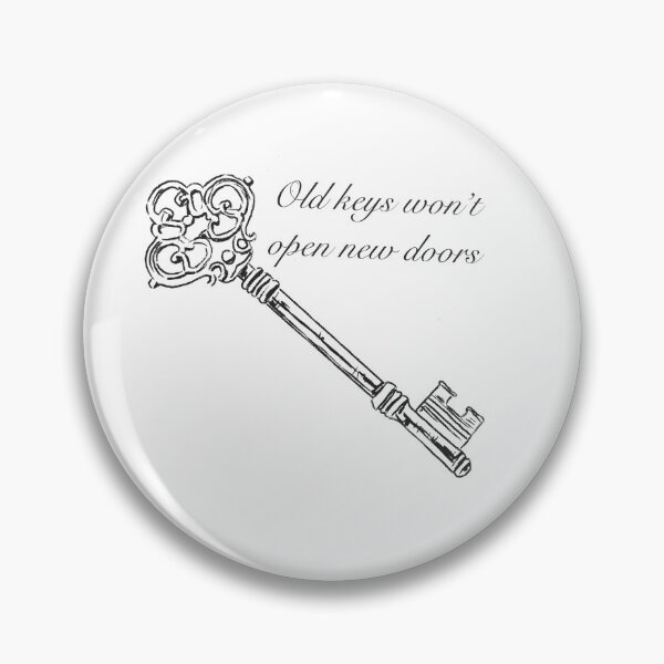 Item preview, Old keys wont open new doors quote  designed and sold by elizabeth web ✿.