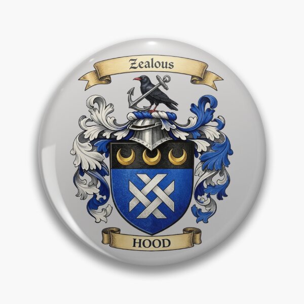 Item preview, The Hood Family Coat of Arms designed and sold by BagTown Clans.
