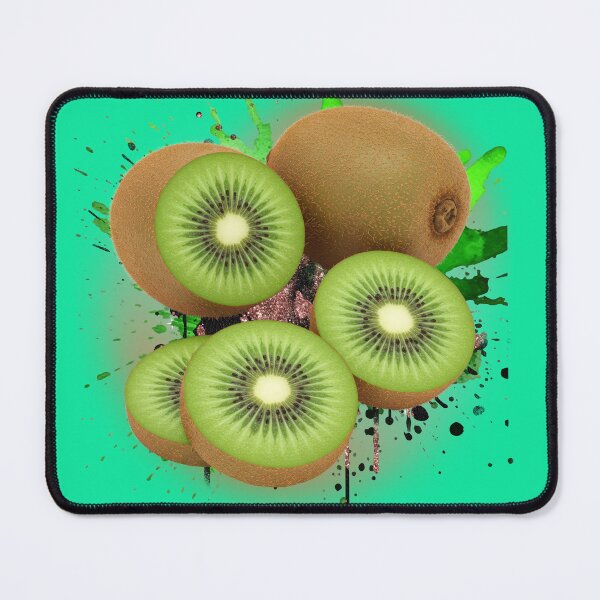 Item preview, Fresh Kiwi Fruit Art – Vibrant Green Kiwi Slice Illustration designed and sold by ChenEngEng.