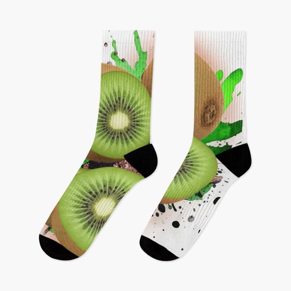 Item preview, Fresh Kiwi Fruit Art – Vibrant Green Kiwi Slice Illustration designed and sold by ChenEngEng.