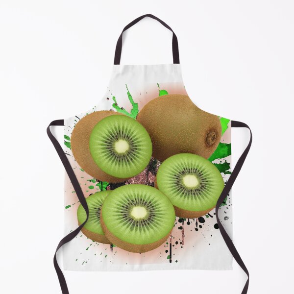 Item preview, Fresh Kiwi Fruit Art – Vibrant Green Kiwi Slice Illustration designed and sold by ChenEngEng.