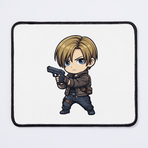 Item preview, Chibi Leon Kennedy Hero – Cute Survival Horror Gaming Character designed and sold by Custom Crest.