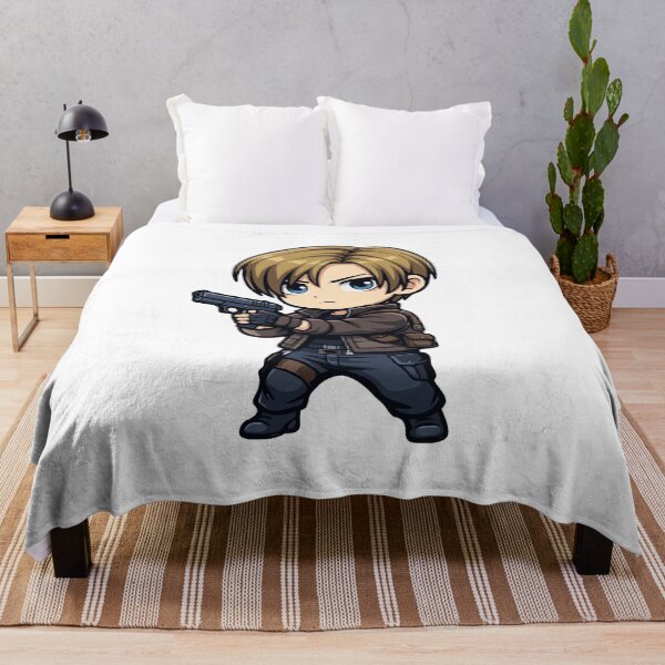 Item preview, Chibi Leon Kennedy Hero – Cute Survival Horror Gaming Character designed and sold by Custom Crest.