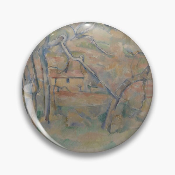Item preview, The Tree By the Bend by Paul Cézanne: Post Impressionist Landscape Print designed and sold by artofuniverse.