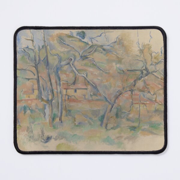 Item preview, The Tree By the Bend by Paul Cézanne: Post Impressionist Landscape Print designed and sold by artofuniverse.