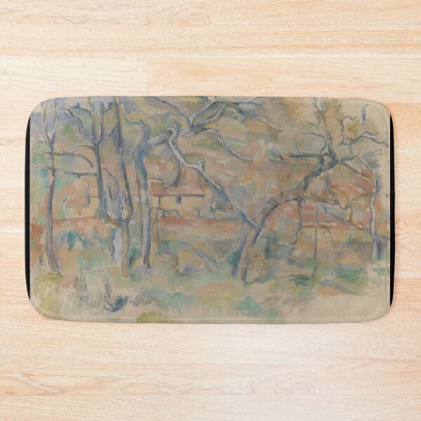 Item preview, The Tree By the Bend by Paul Cézanne: Post Impressionist Landscape Print designed and sold by artofuniverse.