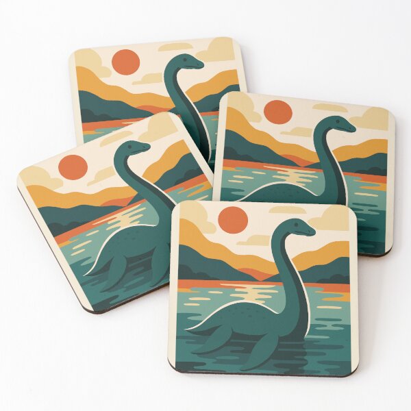 Item preview, Mid-century Modern Bauhaus Loch Ness Monster designed and sold by Ghost on Toast.