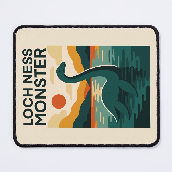 Item preview, Mid-century Modern Bauhaus Loch Ness Monster designed and sold by Ghost on Toast.