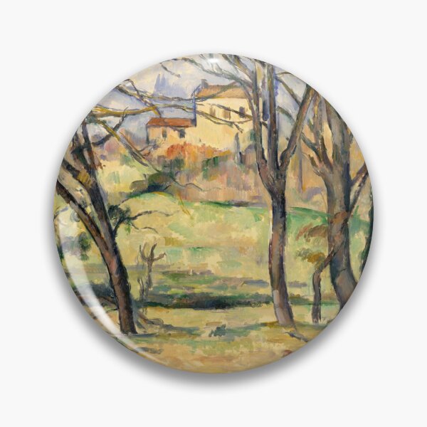 Item preview, The Tree By the Bend by Paul Cézanne: Post Impressionist Landscape Print designed and sold by artofuniverse.