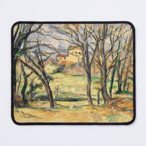 Item preview, The Tree By the Bend by Paul Cézanne: Post Impressionist Landscape Print designed and sold by artofuniverse.