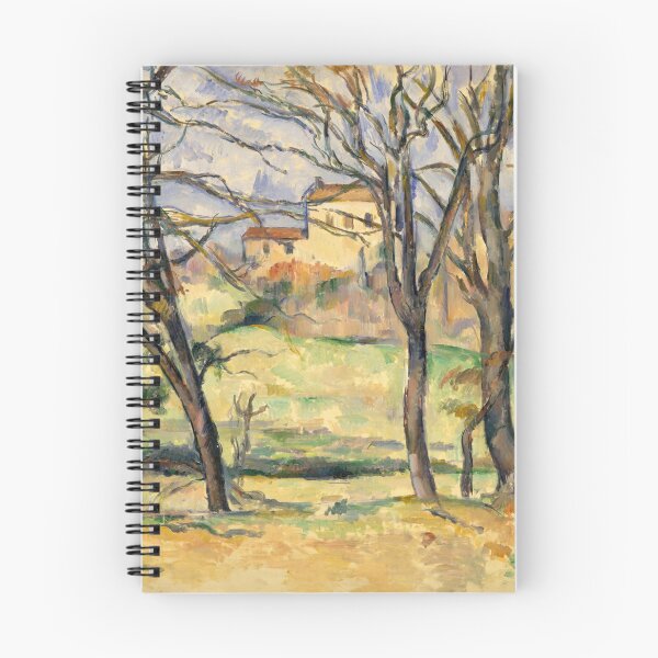Item preview, The Tree By the Bend by Paul Cézanne: Post Impressionist Landscape Print designed and sold by artofuniverse.