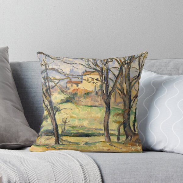 Item preview, The Tree By the Bend by Paul Cézanne: Post Impressionist Landscape Print designed and sold by artofuniverse.