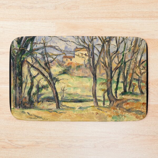 Item preview, The Tree By the Bend by Paul Cézanne: Post Impressionist Landscape Print designed and sold by artofuniverse.