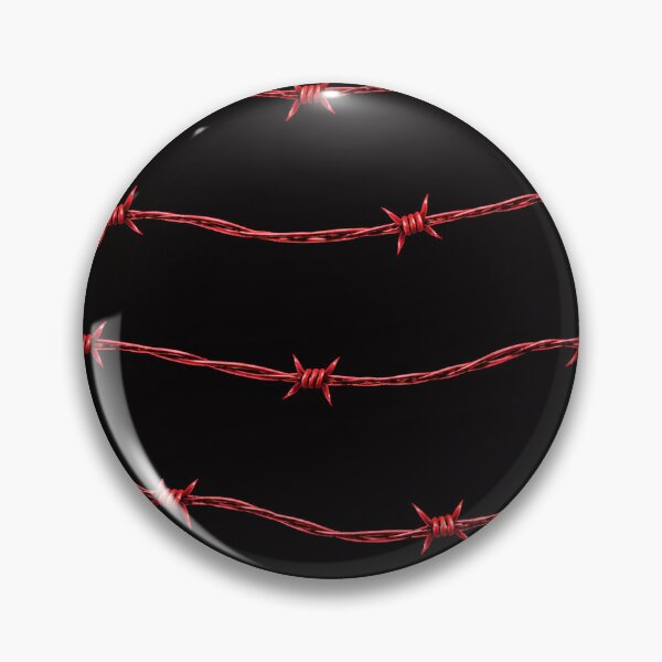 Item preview, Red Barbed Wire Minimalist Design – Dark Gothic Aesthetic Line Art designed and sold by chihuahuashower.