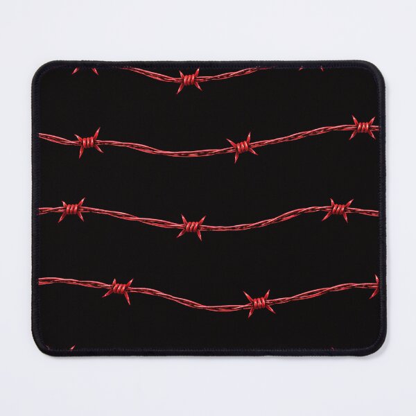 Item preview, Red Barbed Wire Minimalist Design – Dark Gothic Aesthetic Line Art designed and sold by chihuahuashower.