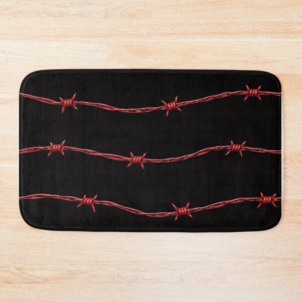 Item preview, Red Barbed Wire Minimalist Design – Dark Gothic Aesthetic Line Art designed and sold by chihuahuashower.