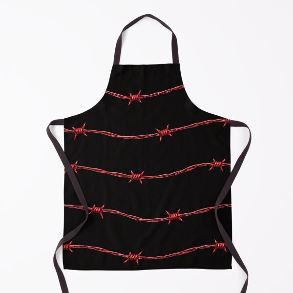 Item preview, Red Barbed Wire Minimalist Design – Dark Gothic Aesthetic Line Art designed and sold by chihuahuashower.