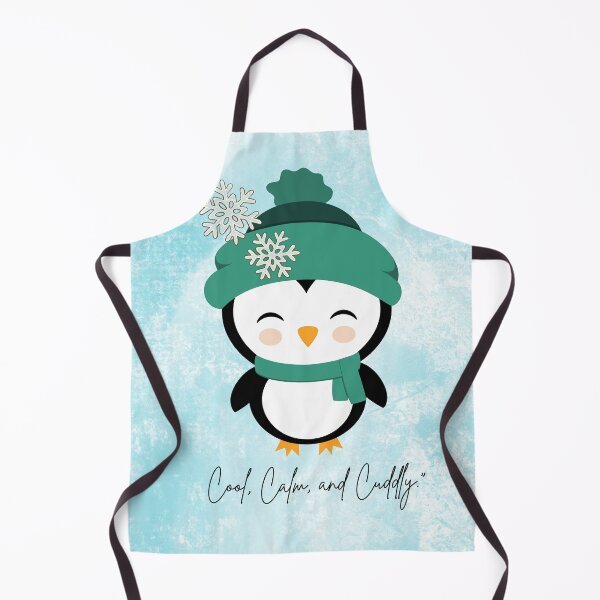 Item preview, Cozy Penguin in Scarf – Cute Winter Penguin Aesthetic designed and sold by Deezyned.