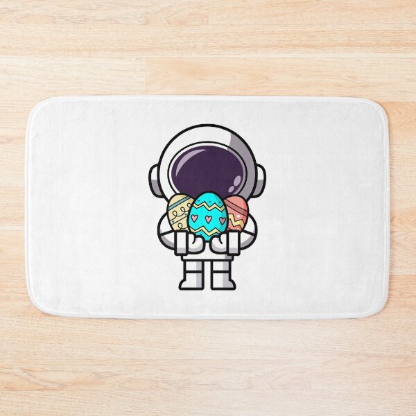 Item preview, Astronaut Holding Easter Eggs designed and sold by NoeySmiley55.