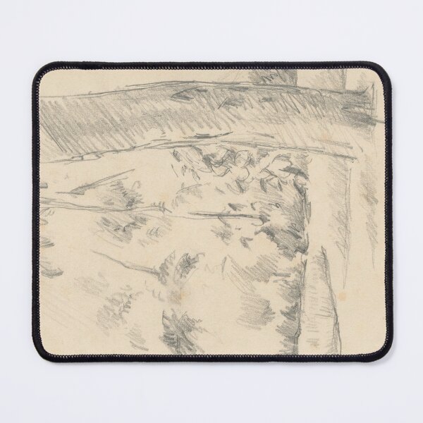 Item preview, The Tree By the Bend by Paul Cézanne: Post Impressionist Landscape Print designed and sold by artofuniverse.