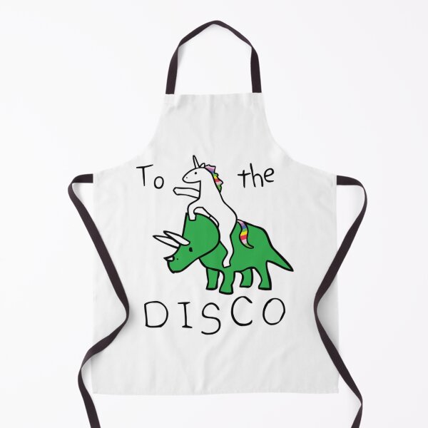 Item preview, To The Disco (Unicorn Riding Triceratops)  designed and sold by jadefujiwara.