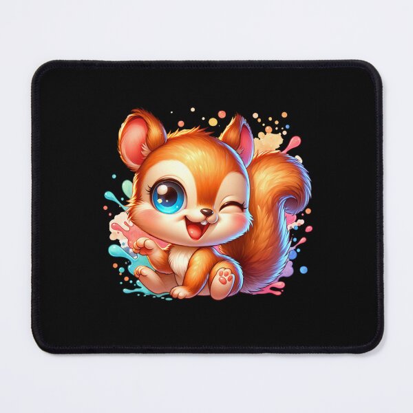 Item preview, Peeking squirrel – Cute Watercolor squirrel Design for Stickers & Shirts designed and sold by artedigital99.
