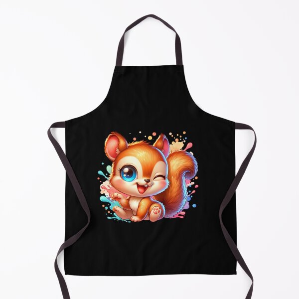 Item preview, Peeking squirrel – Cute Watercolor squirrel Design for Stickers & Shirts designed and sold by artedigital99.