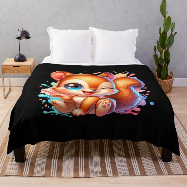 Item preview, Peeking squirrel – Cute Watercolor squirrel Design for Stickers & Shirts designed and sold by artedigital99.