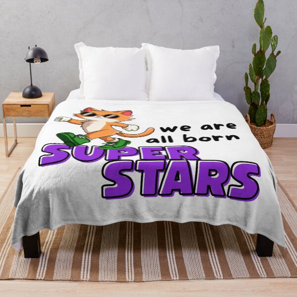 Item preview, We Are All Born Superstars  designed and sold by Eggroll the Cat.